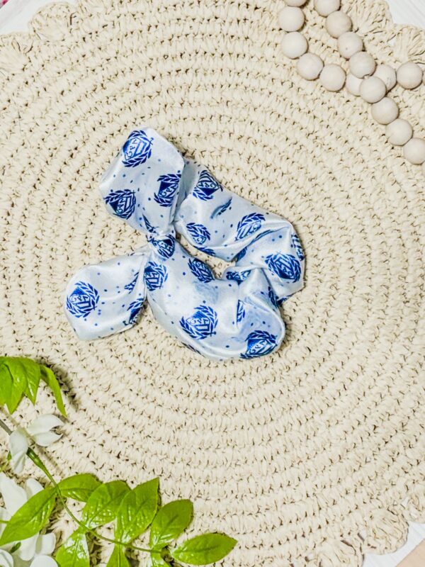 Hair Scrunchie with Bow - Grosse Point