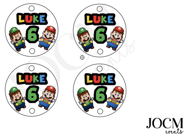 Party/Event Favor Tags