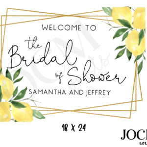 Party/Event Welcome Sign