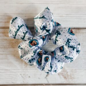 Hair Scrunchie with Bow - Lottie
